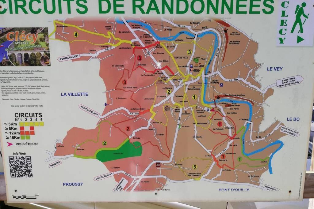 La Maison Reseau Cycle Et Gites クレシー エクステリア 写真